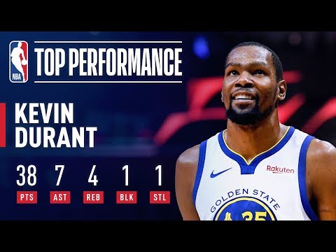 Kevin Durant ERUPTS For 38 Points in 3 Quarters! | April 18, 2019