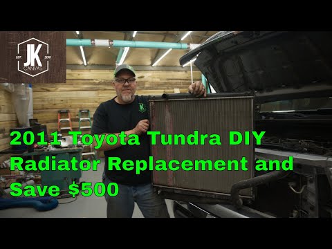 2011 Tundra DIY Radiator Replacement and save $500