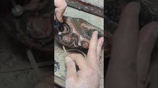 Download lagu Mengukir Batu Bentuk Ular - Kerajinan Tangan #shorts mp3