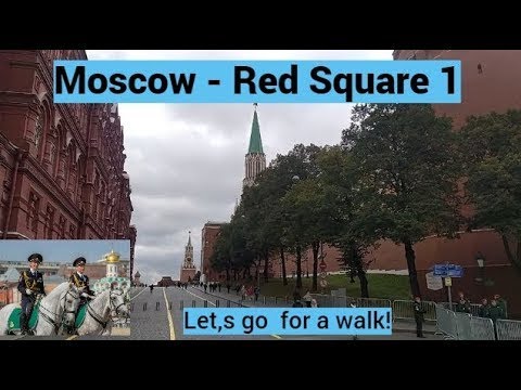 Moscow, Manezhnaya Square, Revolution Square, monument to Marshal Zhukov