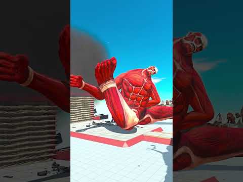 Titan pushes Godzilla to TNT - Animal Revolt Battle Simulator