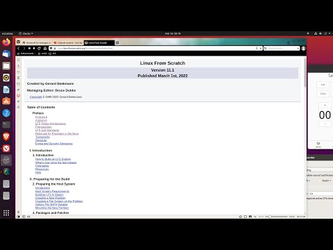 Linux From Scratch v 11.1 Book Preface sec 1 to 5