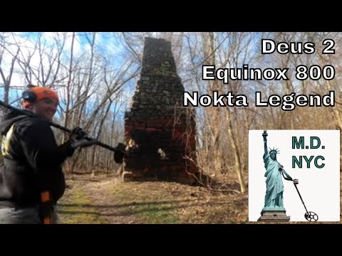 Group Metal Detecting Hunt: Finding Treasure In The Forests Of NYC