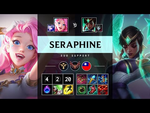 Seraphine Support vs Karma: Killing spree - TW Grandmaster Patch 14.24