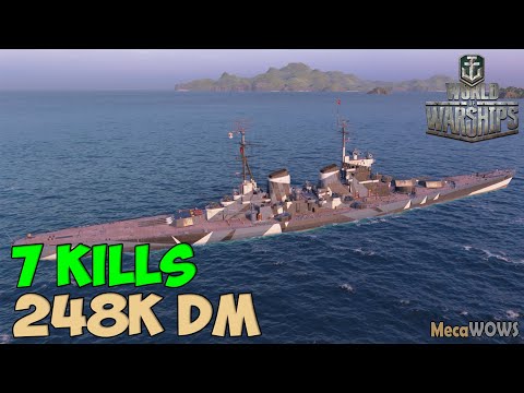 World of WarShips | Stalingrad | 7 KILLS | 248K Damage - Replay Gameplay 4K 60 fps