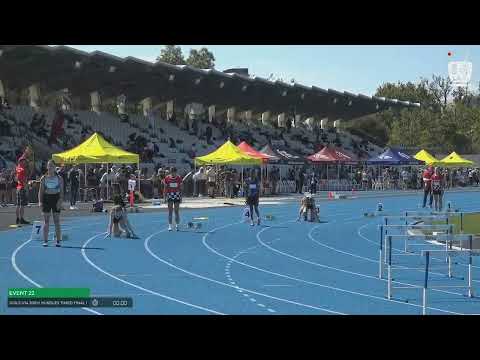 U14 Girls 200m Hurdles Timed Final 1: 2022 Commonwealth Bank State Track and Field Championships