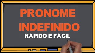 PRONOME INDEFINIDO - Interpretação de textos - Fácil I Português On-line