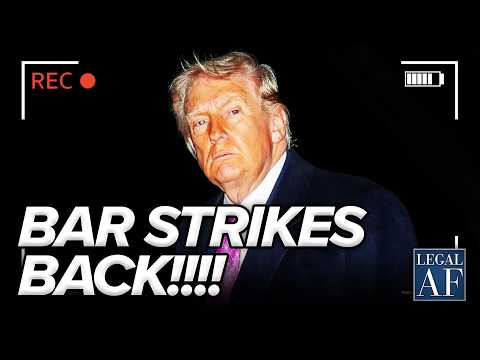 Trump BLINDSIDED as BAR Association FIGHTS BACK!!!