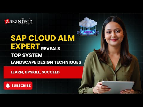 SAP Cloud ALM Application Lifecycle Management Full Course ZaranTech