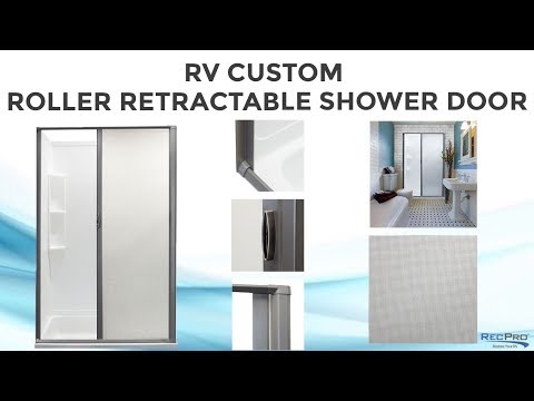 RV Custom Retractable Shower Door