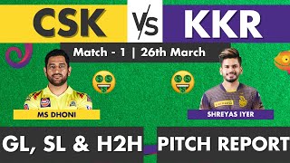 CSK vs KKR Dream11 Prediction, Match - 01, 26th March| Indian T20 League, 2022 | Fantasy Gully