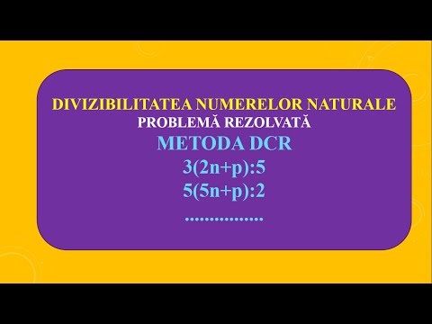 Rezolvare probleme divizibilitate clasa a 6 a