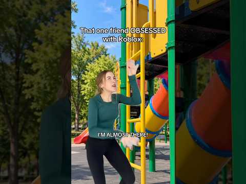 That one friend obsessed with Roblox pt.2 #comedy #relatable #skit