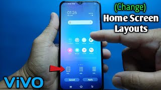 How to change home screen layouts on ViVO Y20i
