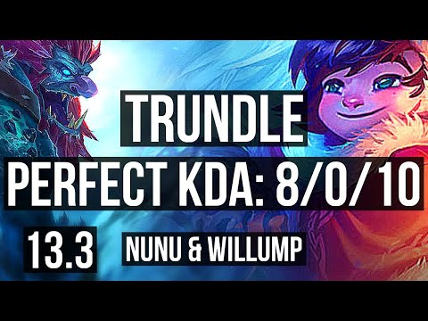 TRUNDLE vs NUNU (JNG) | 8/0/10, Legendary | EUW Master | 13.3