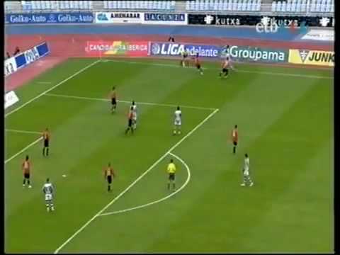 REAL SOCIEDAD 1-0 NASTIC(Gol de falta de Bravo(portero))