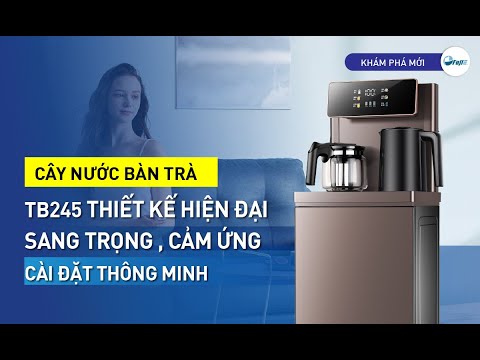 Cây Nước Nóng Lạnh Kết Hợp Bàn Trà, Cafe Fujie TB245 - Thiết Kế Sang Trọng, Bình Âm tiện lợi