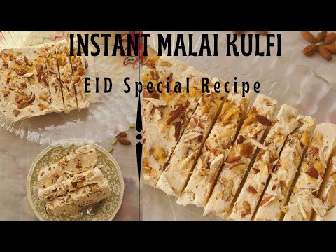 Malai Kulfi _ Homemade Instant  Kulfi recipe!