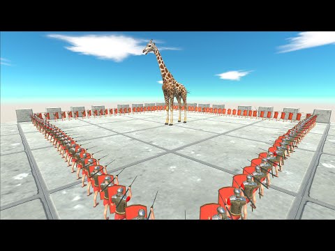100 Romanus vs Every Units - Animal Revolt Battle Simulator