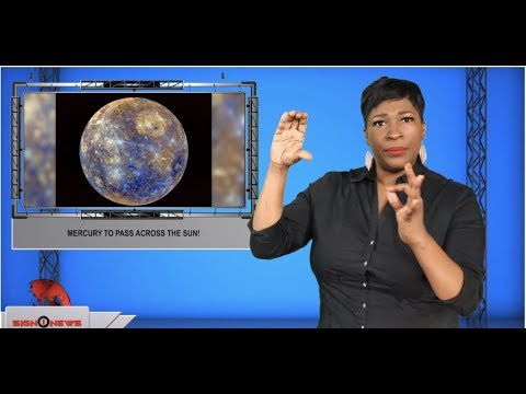 Mercury to pass across the sun! (ASL - 11.10.19)