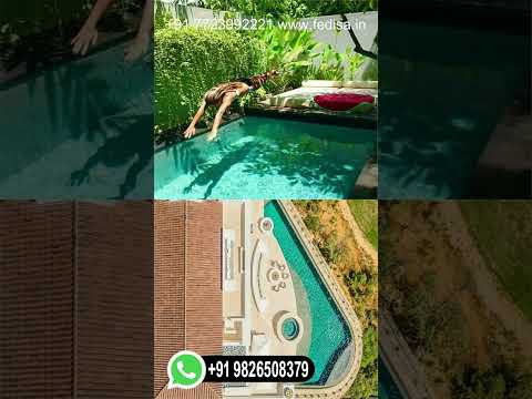 オリジナルのスイミングプール - 素晴らしいデザインを作成するためのアイデアとヒント!  庭園