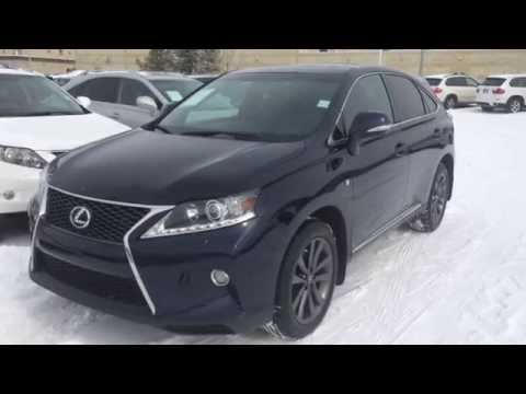 Lexus Certified Pre Owned Blue 2013 RX 350 AWD - F Sport Package Review Alberta