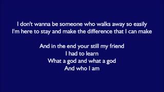 Collabro - I Won't Give Up (Lyrics Video)