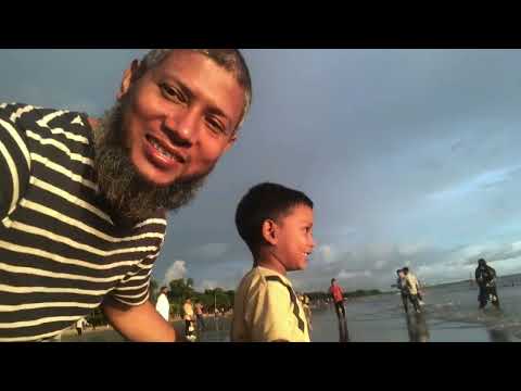 Maarij & Manik at beach, 15 August, 2025