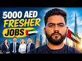 Top 10 Jobs Paying 5000 AED For Freshers In Dubai No UAE Experience No Problem