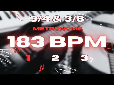 183 BPM - 3/4 & 3/8 Metronome