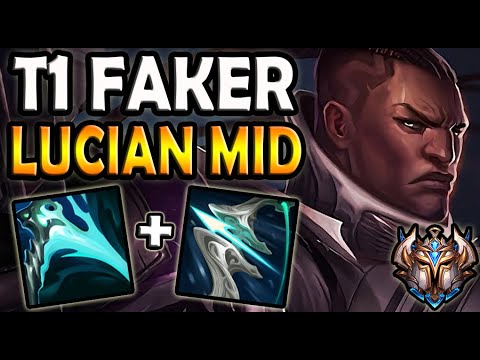T1 Faker LUCIAN MID vs QIYANA - Patch 10.25 Ranked Korea ✅