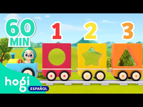 LOS NÚMEROS del 1 al 10 | Las mejores canciones sobre formas y números | +Mix | Hogi en español