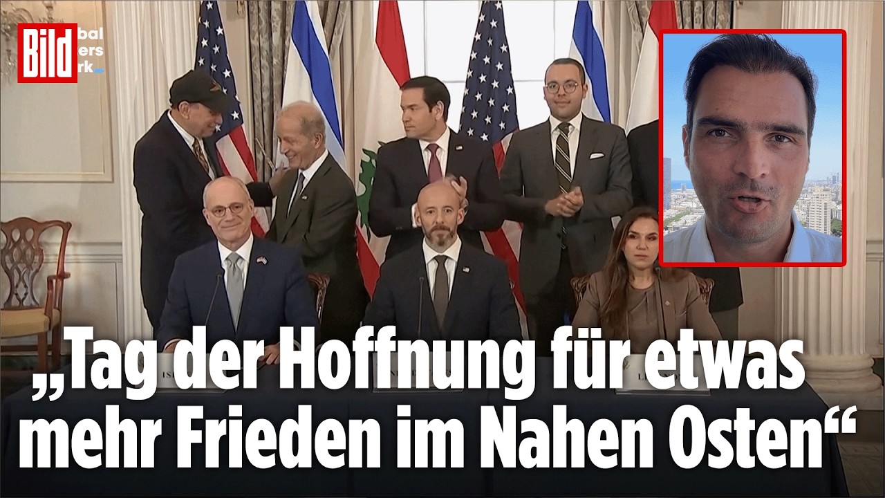NAHOST-KONFLIKT: Rahmenabkommen zwischen Israel, dem Libanon und den USA