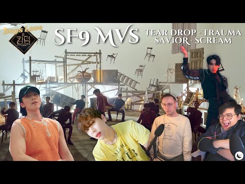 SF9 (에스에프나인) 'Tear Drop' + 'Trauma' + 'Savior' + 'SCREAM' MVs | BLBL Reactions