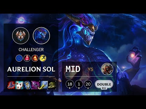 Aurelion Sol Mid vs Zed - EUW Challenger Patch 10.9