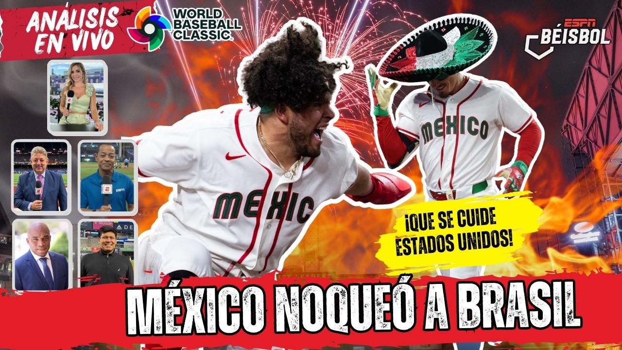 MÉXICO ALERTA A ESTADOS UNIDOS con NOCAUT a BRASIL en el CLÁSICO MUNDIAL | ESPN Beisbol