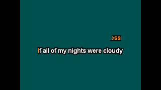 norah jones   Mean Ol Moon   clay wood karaoke