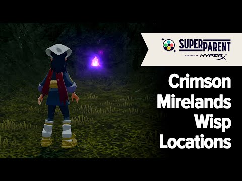 Pokemon Legends: Arceus Crimson Mirelands Wisp Locations