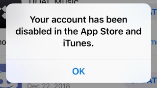 Your Account Has Been Disabled in the App Store and iTunes 2022 | iOS 15