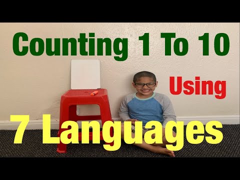 Let’s count 1 to 10 in 7 languages
