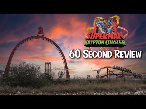 Superman Krypton Coaster short video by Theme Park Blitz