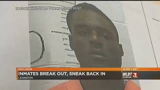 Inmates break out of jail to burglarize business before sneaking back to jail