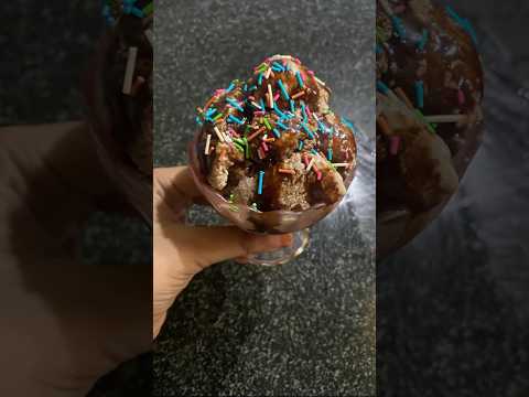 😍Viral Healthy🍫Chocolate Ice😋cream🍨 #shorts #chocolate #icecream #recipe #healthy #viral #short