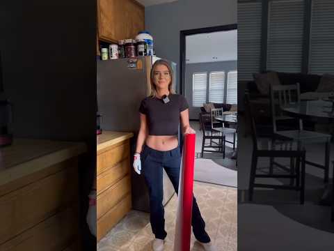 Wrapping a Red fridge