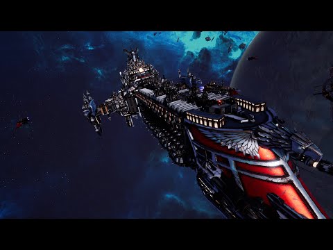 Skalgrim Mod 2021: Lux Imperator - Imperial Navy vs Chaos - Battlefleet Gothic Armada 2