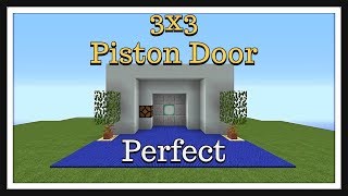 How To Build 3x3 Piston Door