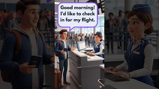 Airport Checking Conversation | Easy English conversation for Beginners #englishconversation