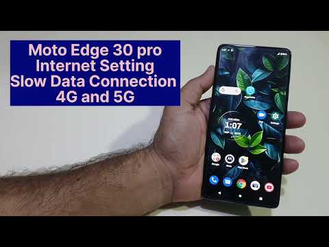 Moto Edge 30 Pro Internet Not Working | 5G Data Settings