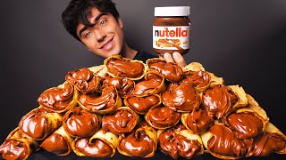 Download lagu ASMR Nutella Chocolate Crepe Rolls | Mukbang Eating Nutella Crepes | McBang ASMR mp3 Download lagu ASMR Nutella Chocolate Crepe Rolls | Mukbang Eating Nutella Crepes | McBang ASMR mp3
