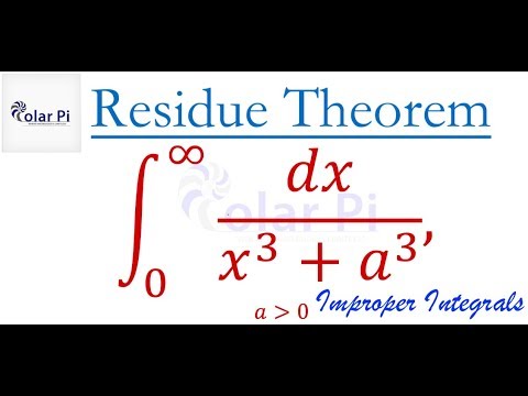 Complex Analysis -  [Complex Integrals Pt 3] - Improper Integral Using the Residue Theorem Video